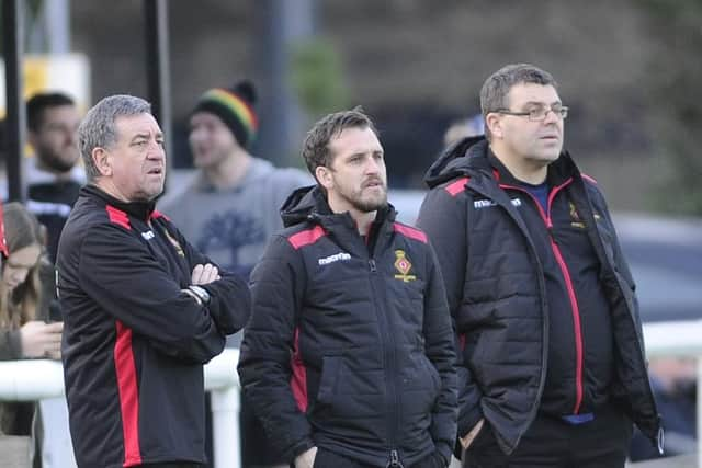 Fleetlands boss Rich Bessey (centre). Picture: Ian Hargreaves