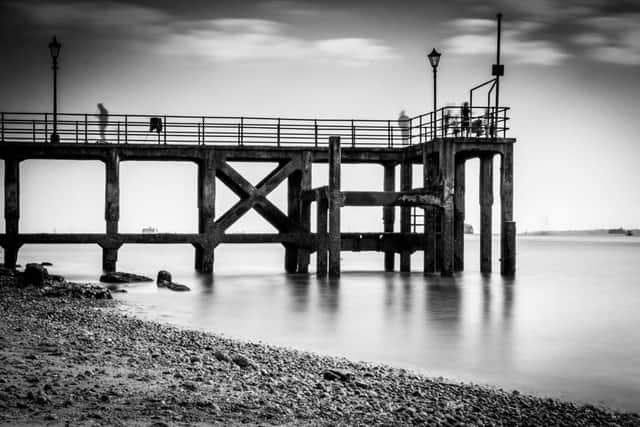 A FareShare charity auction raised more than £2,000 and showcased some local artists and photographers' work. Pictured: Pier into the Sea by Deborah Dodsworth, who organised the auction