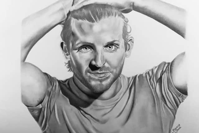 Leigh Park family doing raffles, pen portraits to raise money for a ventilator at QA.Pictured is: Pencil drawings by Shanice Stone that she is selling for donations to their Just Giving page.