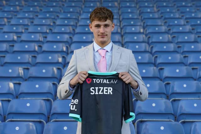 Ashton Sizer signed scholarship terms with Pompey in the summer. Picture: Portsmouth FC