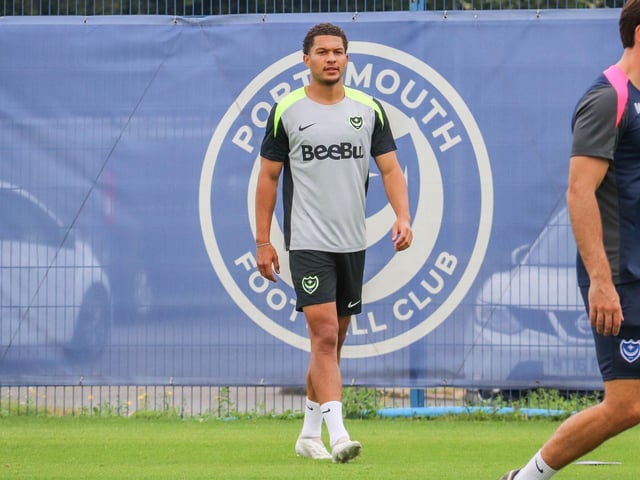 (Replaced Conor Shaughnessy on 59 mins) A first appearance in a Pompey - and a brilliant moment to finally see him in the flesh.