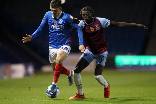Harry Kavanagh in action tonight (Photo by Naomi Baker/Getty Images)