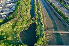 A wonderful birds view of Hilsea lines