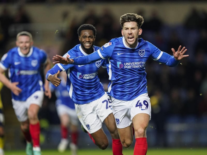 (Replaced by Josh Martin on 85 mins) Recalled to the side and yet again proved what an excellent January acquisition he has been with effort and energy. Had a better second half with Pompey having more of the ball and produced a lovely angled right-footed finish for the third goal.