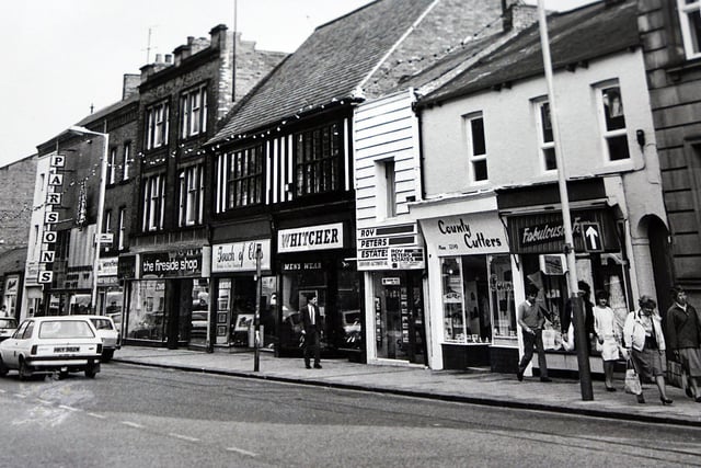 Cavendish Street in 1985 and some much-loved stores names....