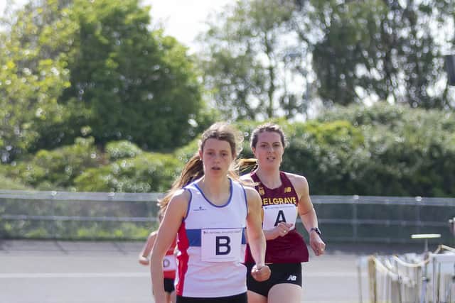 Holly Wilkinson won the A string 1500m in Winchester. Picture: Paul Smith