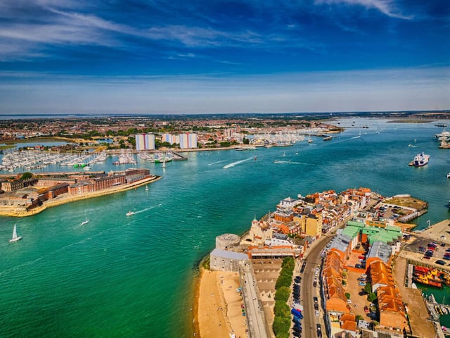 Portsmouth from the sky. Picture: David Cherriman