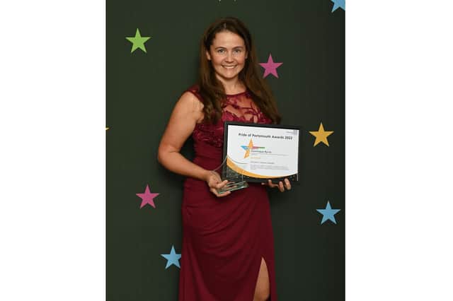 Dominique Byrne, Patient Choice 2022 winner at the annual Proud to by PHU Awards