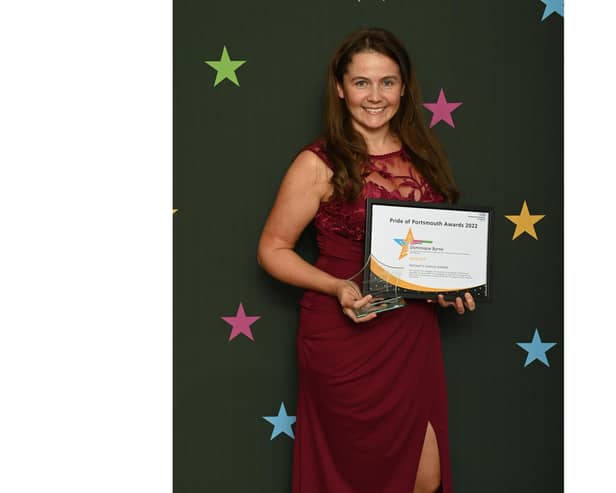 Dominique Byrne, Patient Choice 2022 winner at the annual Proud to by PHU Awards