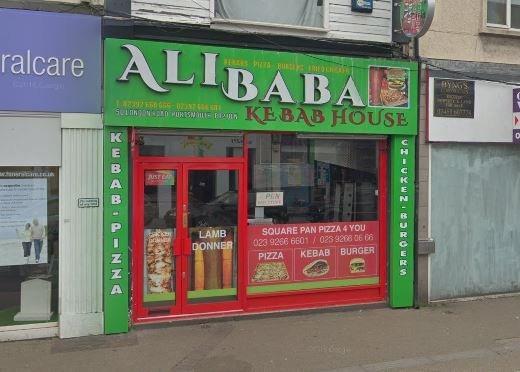 Ali Baba Kebab House And Square Pan Pizza 4 U at 50 London Road, Portsmouth was rated four on June 20