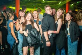 Freshers enjoying their first night out in Portsmouth during Freshers Week 2023. Revellers packed out Pryzm and Astoria on Saturday, September 23.