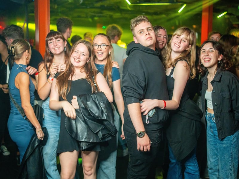 Freshers enjoying their first night out in Portsmouth during Freshers Week 2023. Revellers packed out Pryzm and Astoria on Saturday, September 23.