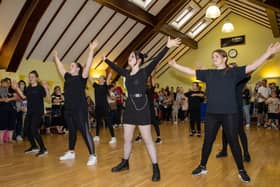 Memebrs of Chloe's Theatre Arts during their fundraising event at Portchester Parish Hall on Saturday 25th September 2021. Photo By Alex Shute