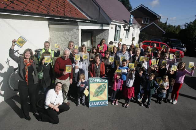 Terena Plowright (far left) is bringing her environmental campaign to Fareham thanks to help from the council.