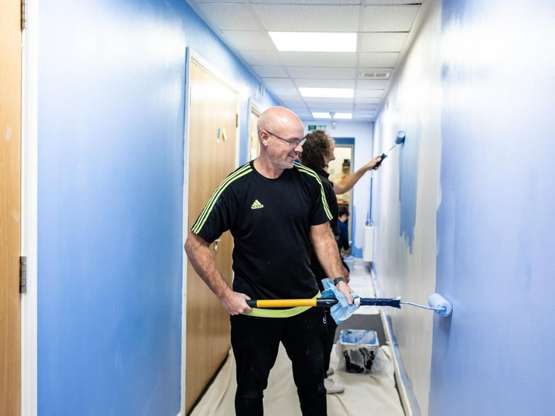 Transformation of local Motiv8 Youth Hub is underway thanks to Harwin and Knights Brown