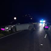 The crash happened in Newgate Lane in Fareham last night (November 7). Picture: Fareham Police.