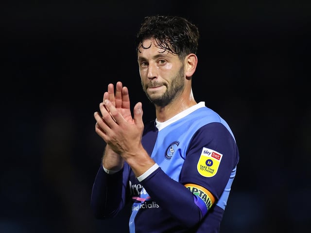 Club: Wycombe; Age: 36; Appearances: 26; Goals scored: 1; Assists: 1; WhoScored rating: 6.99.