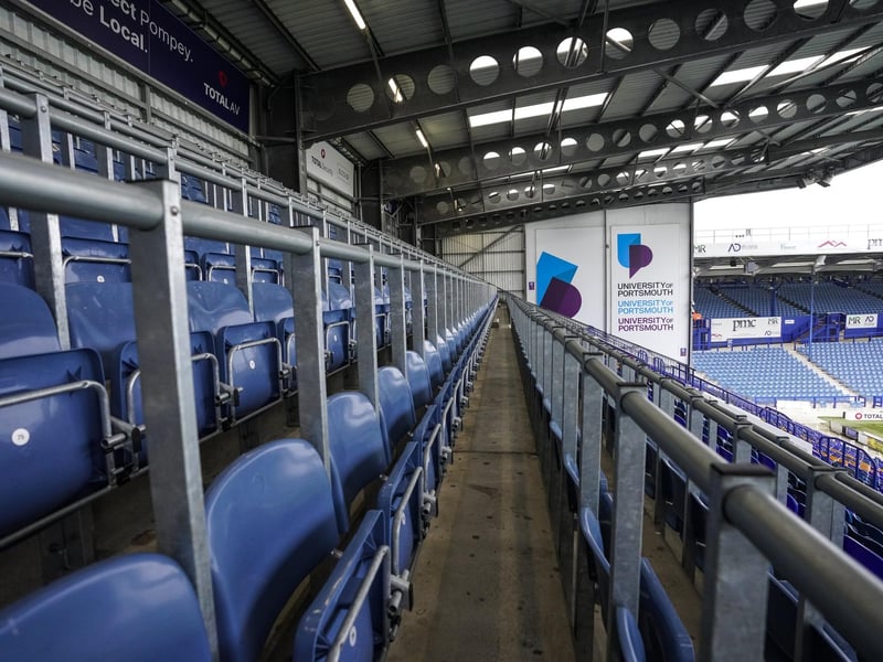 Safe standing is now available in both the Fratton End and the Milton End.