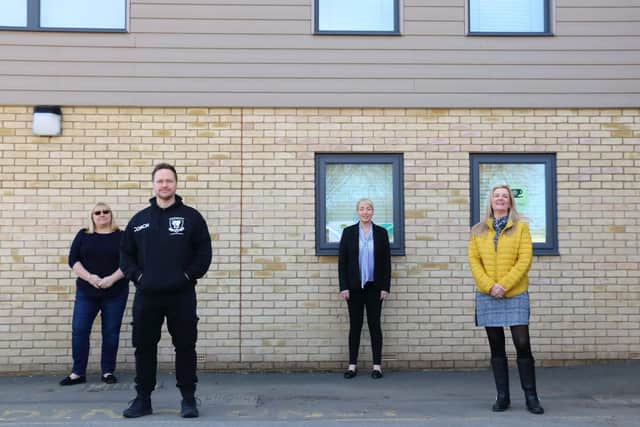 Hayling Helpers has been set up on Hayling Island to help the community get through the coronavirus crisis. Pictured are: Tania Jones, Mark Coates, Iona Harkness, Wendy Ball 