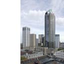 A CGI image of a 38-storey tower planned for the former Debenhams in Portsmouth city centre 
Picture: Phil Salmon, Consultant Town Planner
