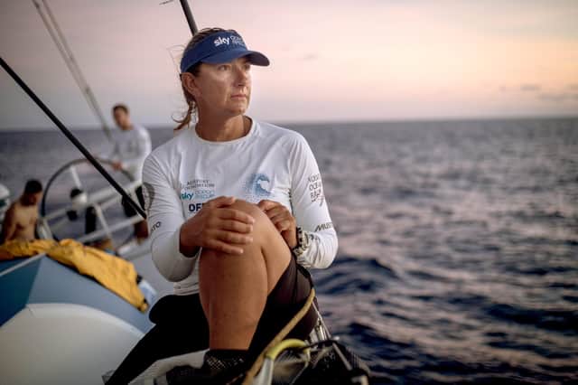Dee Caffari is targeting Olympic success in Paris in four years time. Picture: James Blake/Volvo Ocean Race