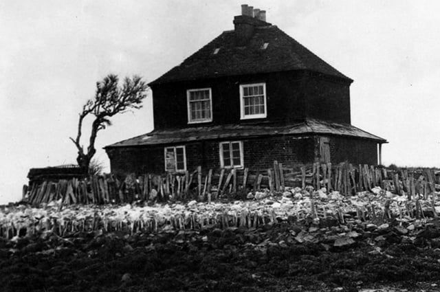 The oyster catcher's house, the Old Black House, Langstone Harbour.