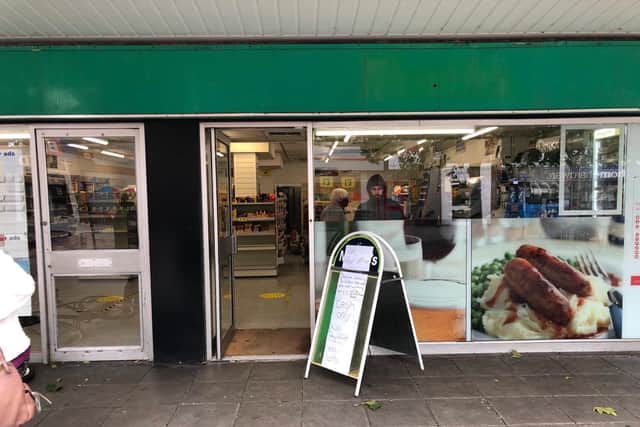 The new unbranded convenience store in Portchester's shopping precinct. Picture: Avtar Sahota