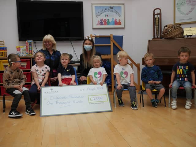 Children from The Elizabeth Foundation at the Cosham centre.