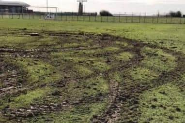 Club officials have said at least half of the pitch will need to be resurfaced.