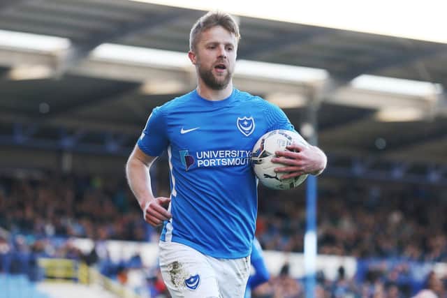 Michael Jacobs has scored six goals in 25 appearances for Pompey this season. Picture: Joe Pepler