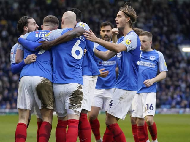 Pompey play host to Cheltenham in League One today.