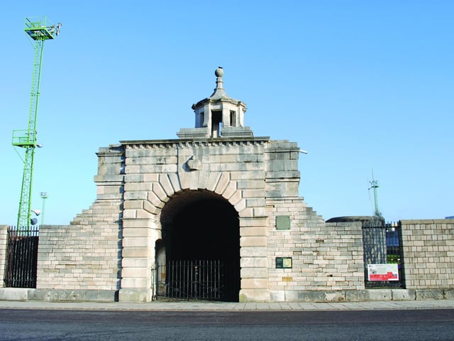Landport Gate was once part of Portsmouth's defences. Its sister King James's Gate has been moved to Burnaby Road, but Landport Gate, built in 1760, remains in its original position in St George's Road. It was once the main entrance to Portsmouth and was possibly based on a design by Nicholas Hawksmoor.
Picture by Garth Groombridge