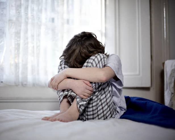 The number of child protection referrals has increased by 38 per cent in the South East of England, with figures also rising in Hampshire. Picture: Jon Challicom/ChildLine/PA Wire