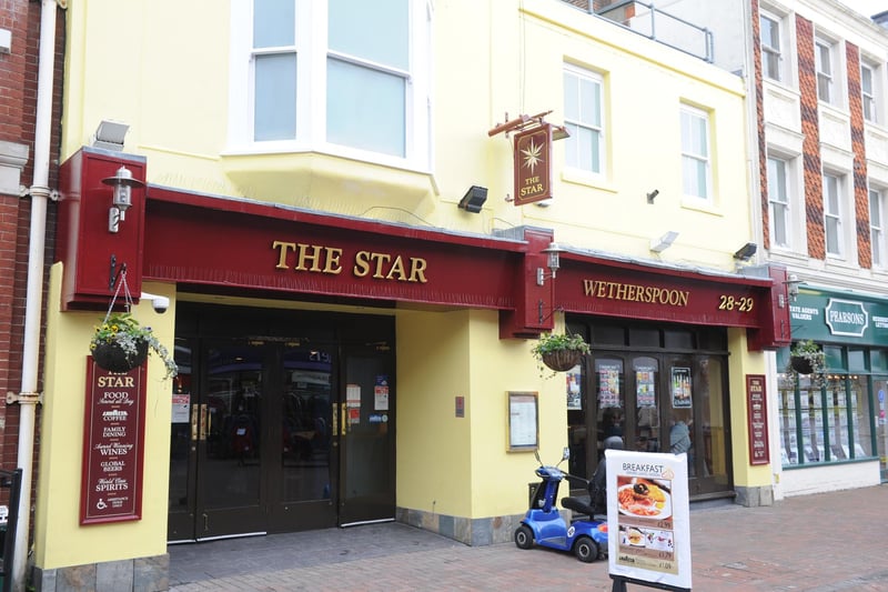 The Star at 28–29 High Street, Gosport, has a pint of Carling for £3.43