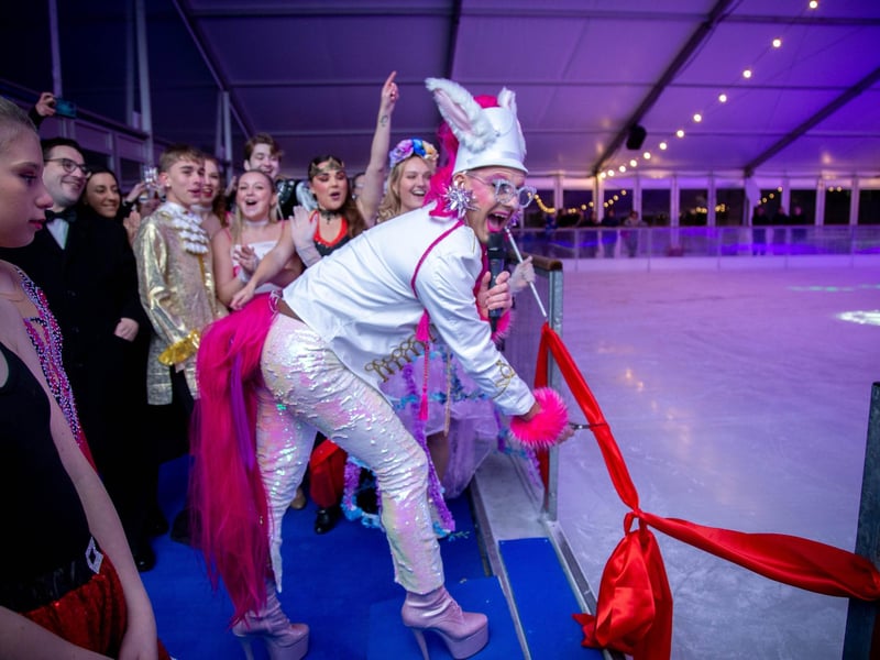 Launch night of Portsmouth On Ice 2023 at Portsmouth Guildhall Walk on Friday 24th of Novermber 2023
Pictured: Launch by Curtain Call Production team
Picture: Habibur Rahman