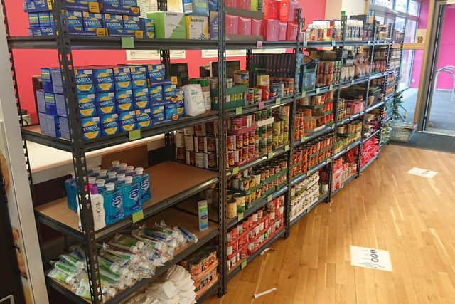 The Munch community food pantry at Park Community School, Havant. 
Picture: Florence Fearon