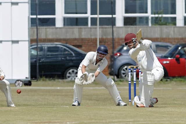 James Christian top scored for Portsmouth during their SPL East group cup win against Rowledge. Picture Ian Hargreaves