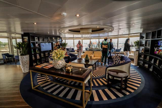 One of the open areas aboard Star Legend.