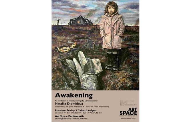 Ukrainian lecturer turned her sadness and grief into art