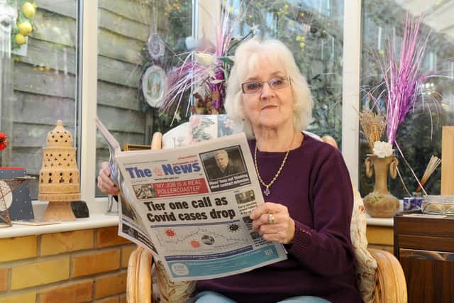 Thelma Turner-Hill from Southsea, is a reader of The News, Portsmouth.
Picture: Sarah Standing (011220-9235)