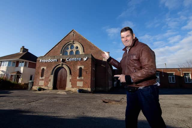 The Rev Sean Blackman at the Freedom Centre, Gosport Picture: Habibur Rahman