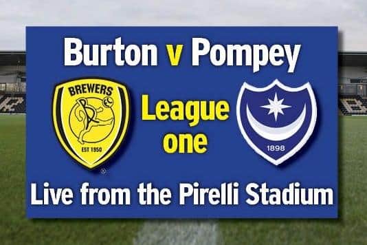 Pompey travel to Burton tonight in League One
