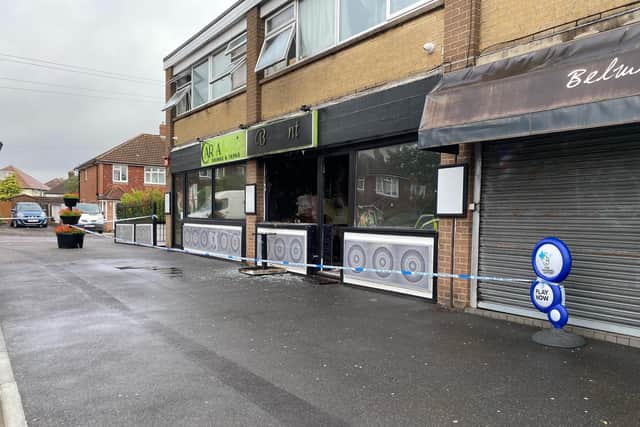 Carvalho's Kitchen has been damaged in a fire last night approximately a month after the new owner took it over.