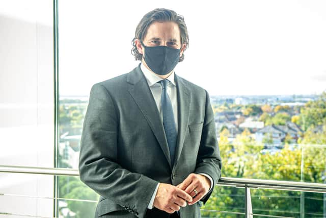 Former veterans minister Johnny Mercer pictured during a visit to Queen Alexandra Hospital to hear from the veteran leads on hospital services in October 2020.

Picture: Habibur Rahman