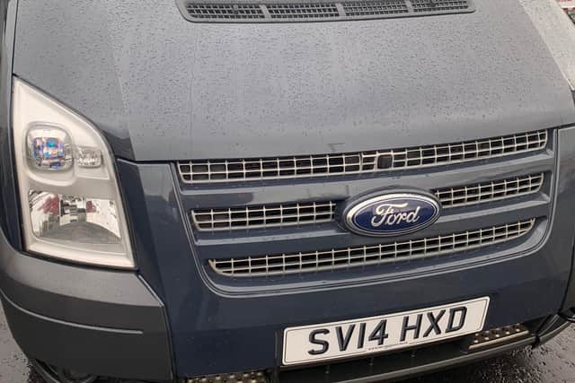 Mr Keeping described the van as a 'dream' vehicle.