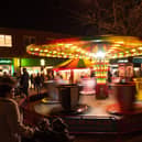 One of the fairground rides in motion at a previous Waterlooville event. Picture: Vernon Nash (180685-016)