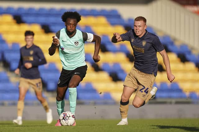 Abu Kamara's versatility appeals to John Mousinho as he plots his best Pompey role. Picture: Jason Brown/ProSportsImages