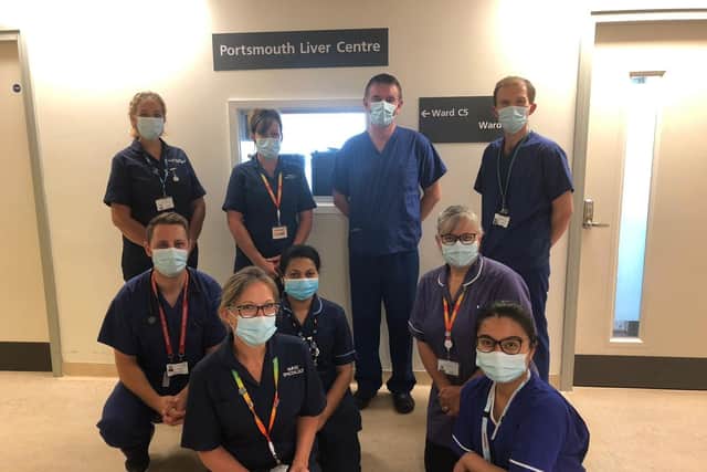 Nurses at QA Hospital who treat patients with liver disease. Picture: PHU