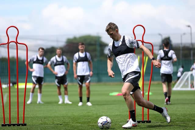 Pompey's players are scheduled to return to pre-season training at their Hilsea base in June. Picture: Chris Moorhouse