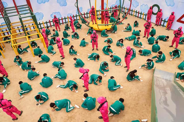 This handout image Courtesy of Netflix shows a scene of South Korea's "Squid Game". Picture: YOUNGKYU PARK/Netflix/AFP via Getty Images